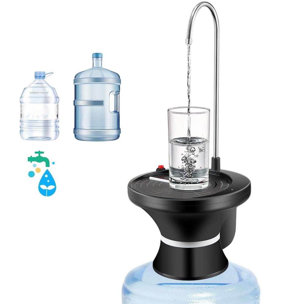 VUIYA drinking water pump in use for convenient, mess-free home dispensing.