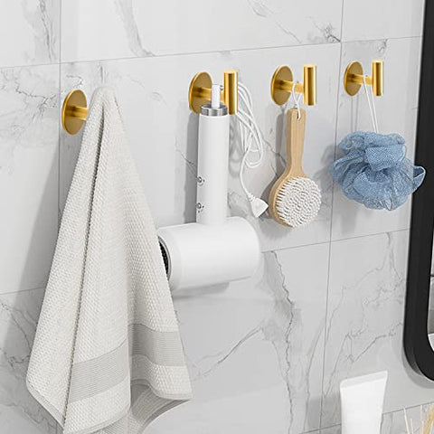 Vuzvuv towel hook mounted on wall for towels and robes