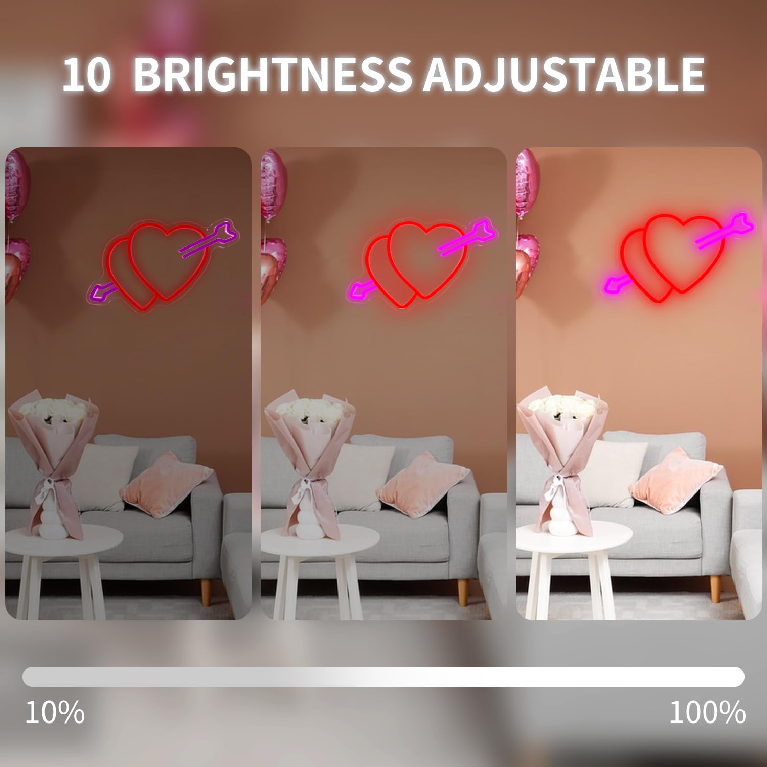 Vveikea LED heart sign makes a thoughtful Valentine's gift