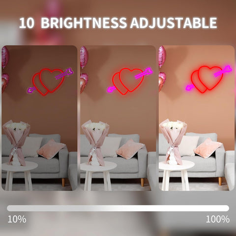 Vveikea LED heart sign makes a thoughtful Valentine's gift