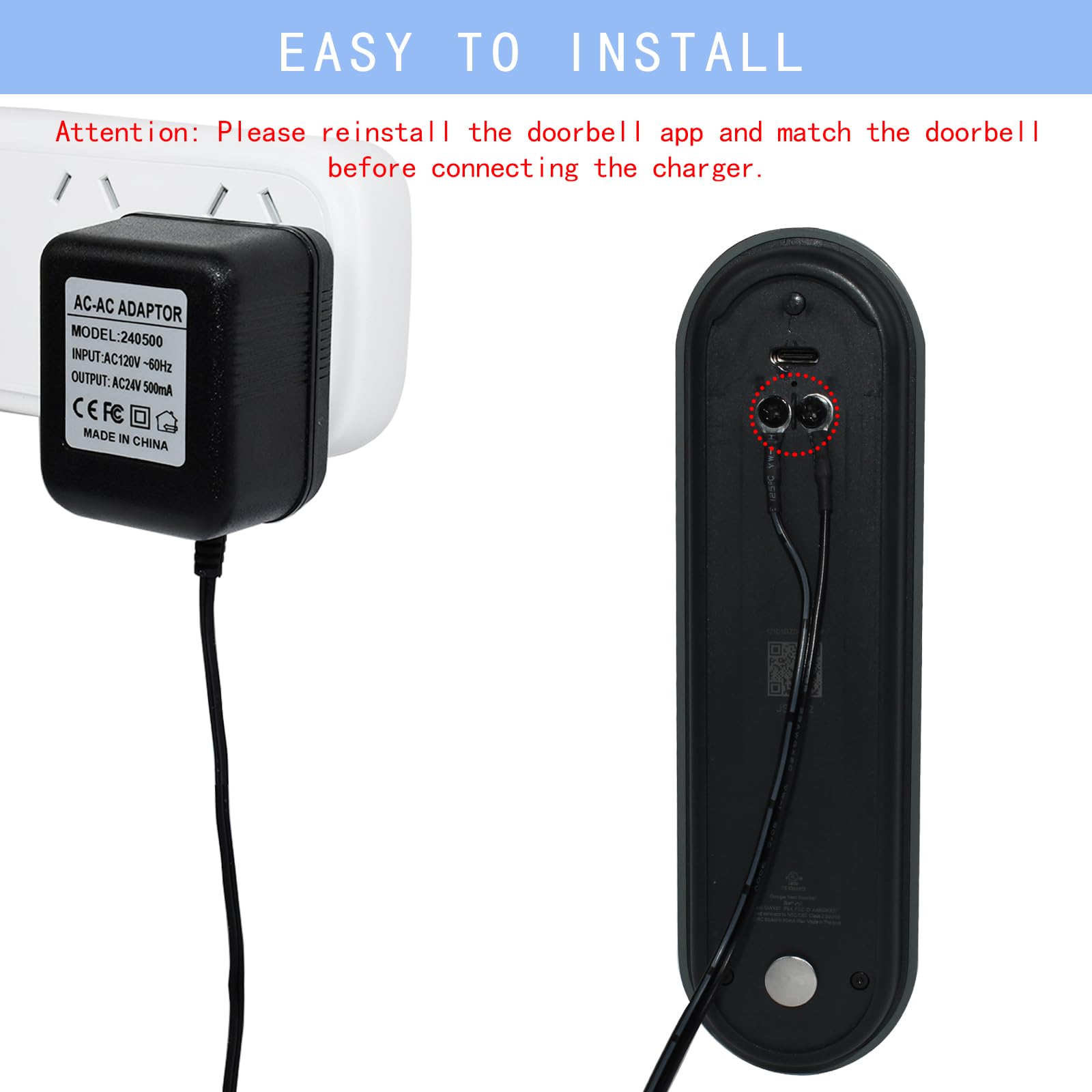 VVHOOY 24V wiring setup highlights copper-core safety design.