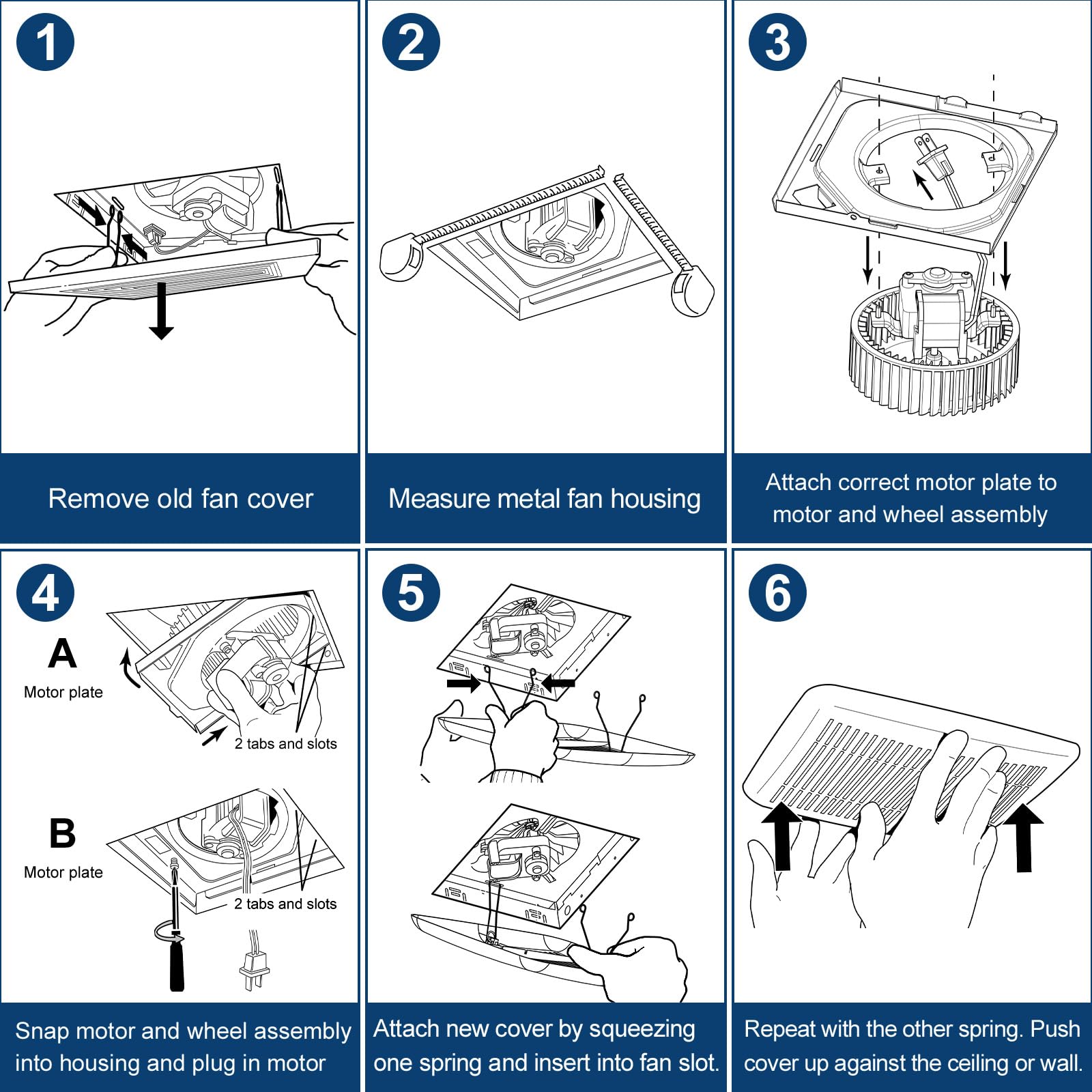 In-ceiling installation showing flush fit and quiet operation