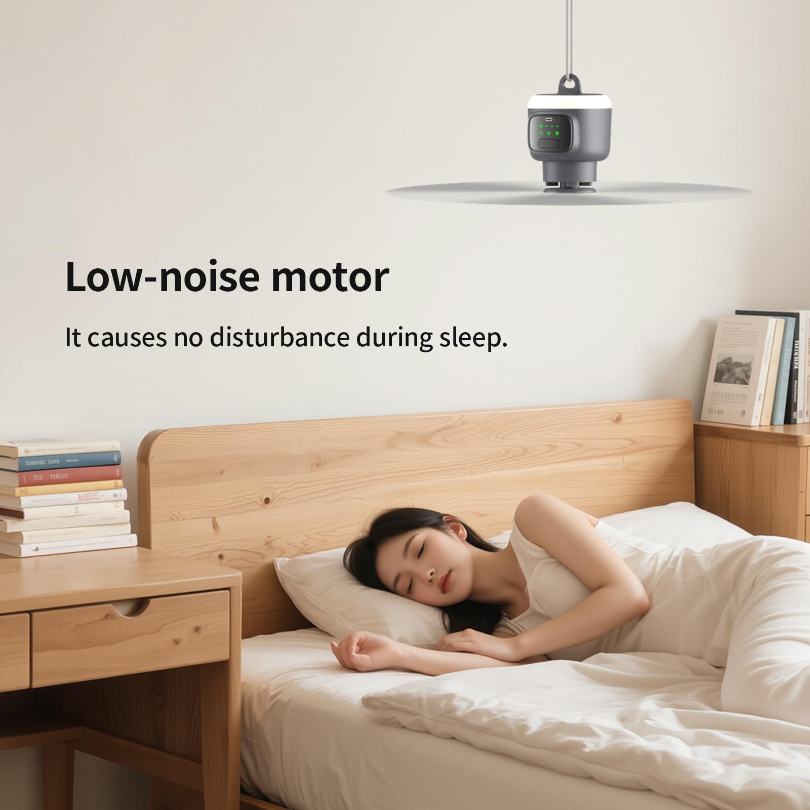 VVU&CCO easy installation ceiling fan for fast setup in RVs and rooms.