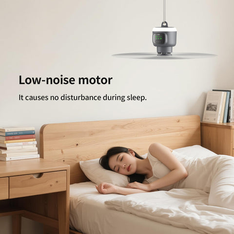 VVU&CCO easy installation ceiling fan for fast setup in RVs and rooms.