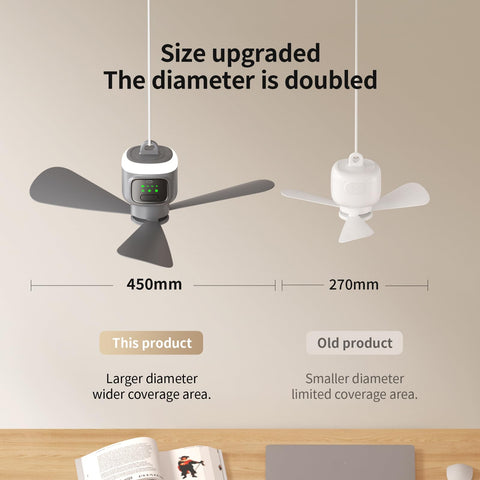 VVU&CCO four-speed ceiling fan control for customizable breeze in any setting.