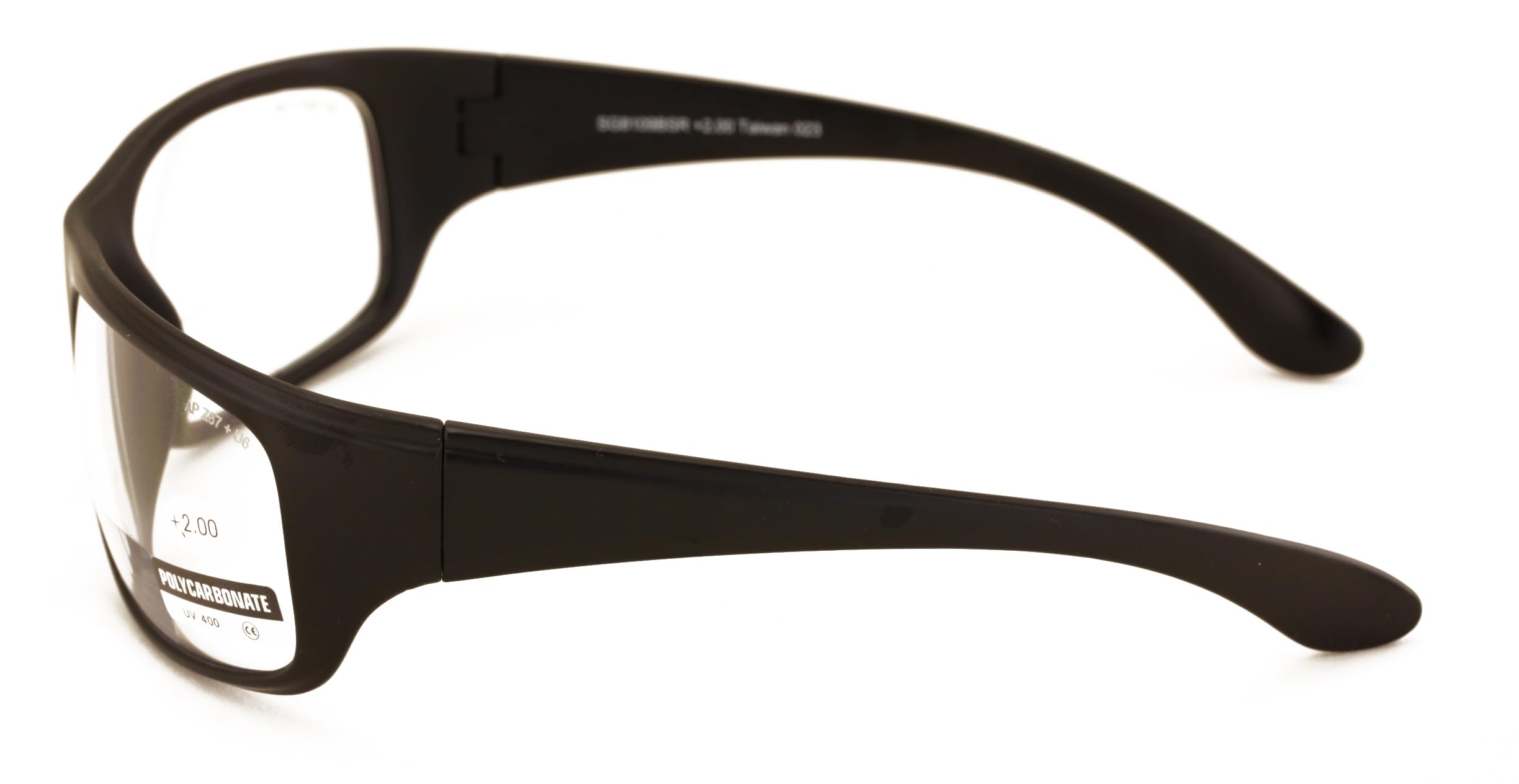 V.W.E. bifocal sunglasses with 1.75 diopter for blueprint review and close-up tasks.