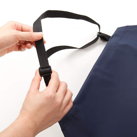 VWELL dishwashing apron shields clothing from water and grease