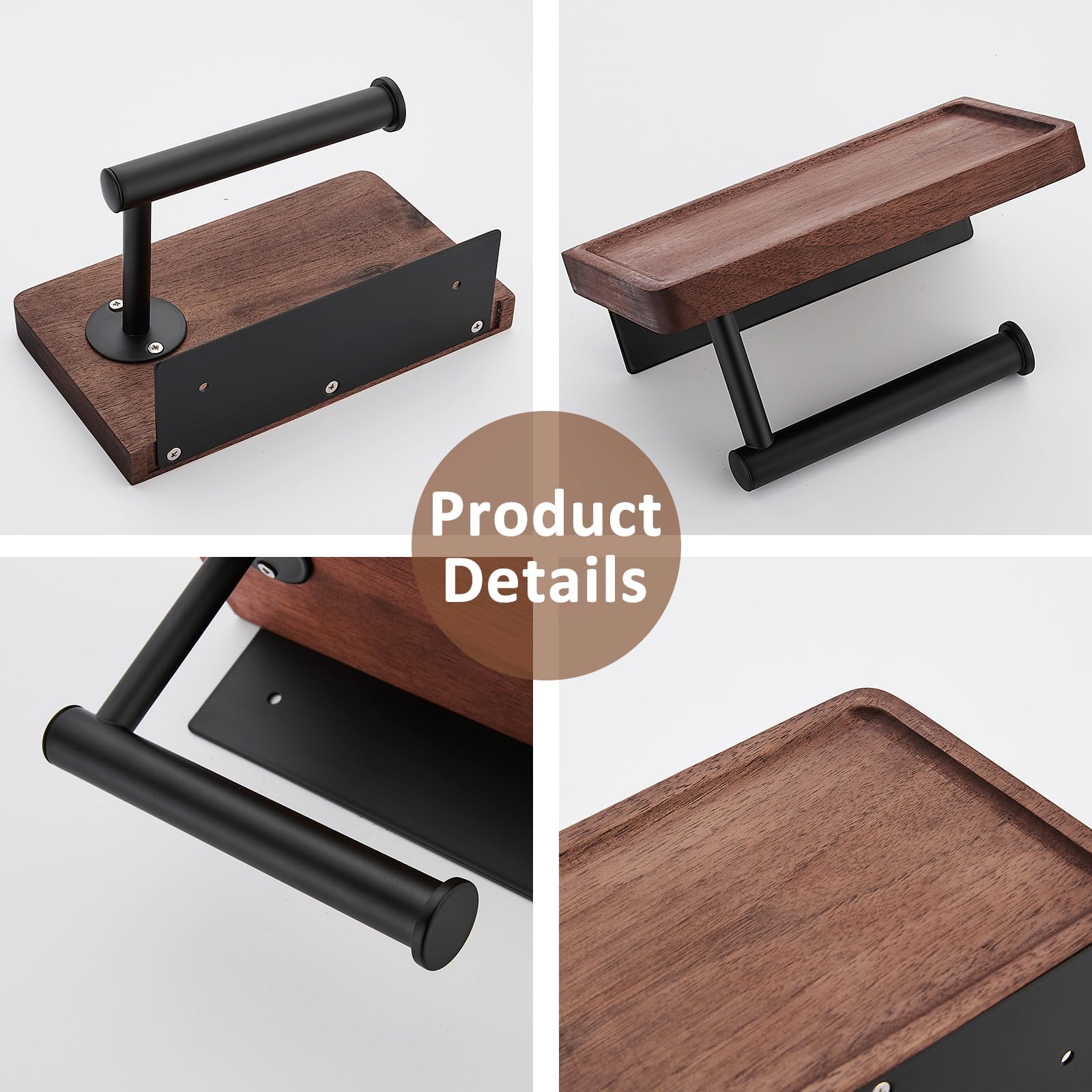 VXINSTZ spacious shelf holds phone, wipes, and small cosmetics