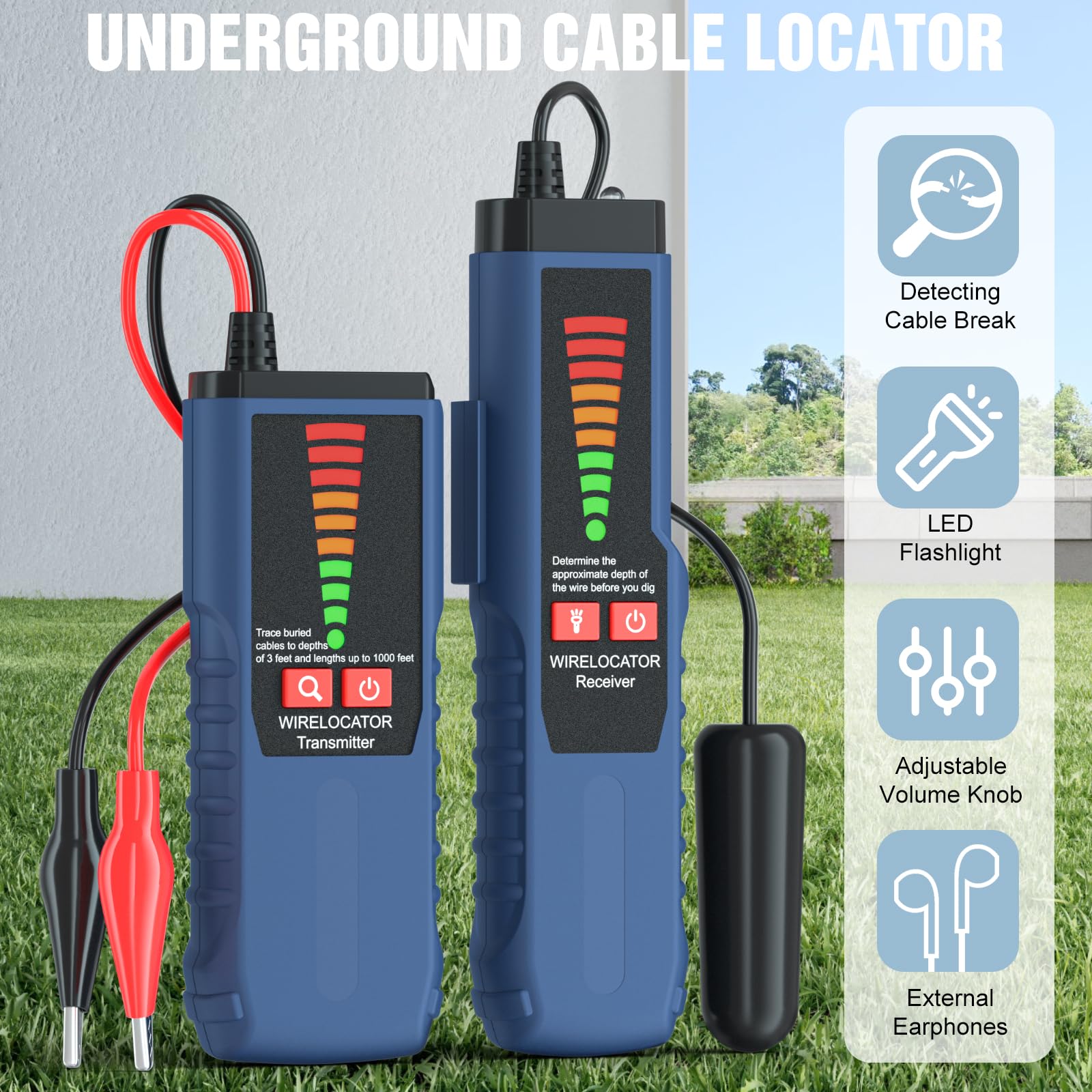 VXSCAN F04 adjustable volume knob enables tailored detection in any setting.