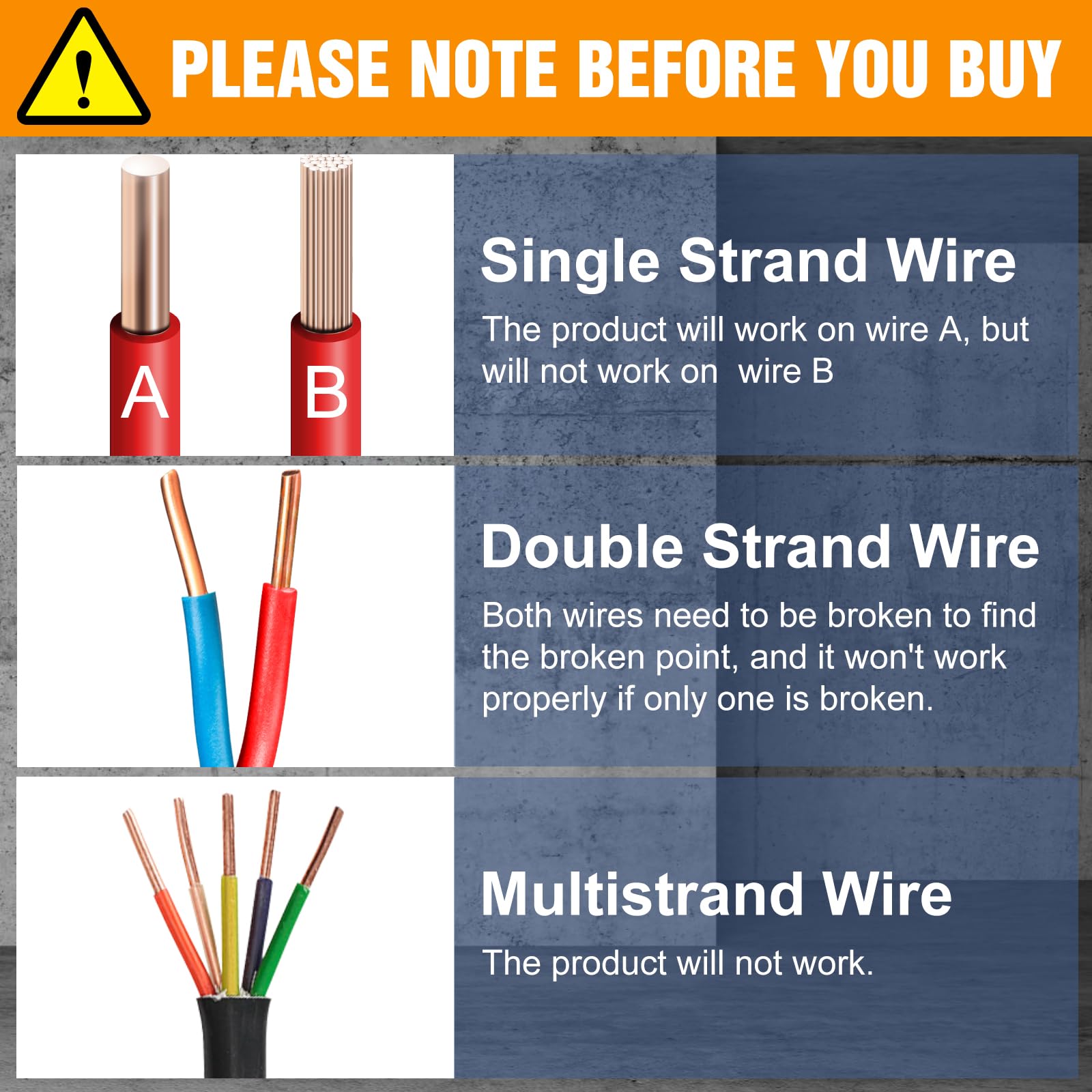VXSCAN F04 wire trace view shows precise guidance to locate breaks.