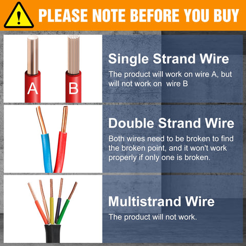 VXSCAN F04 wire trace view shows precise guidance to locate breaks.