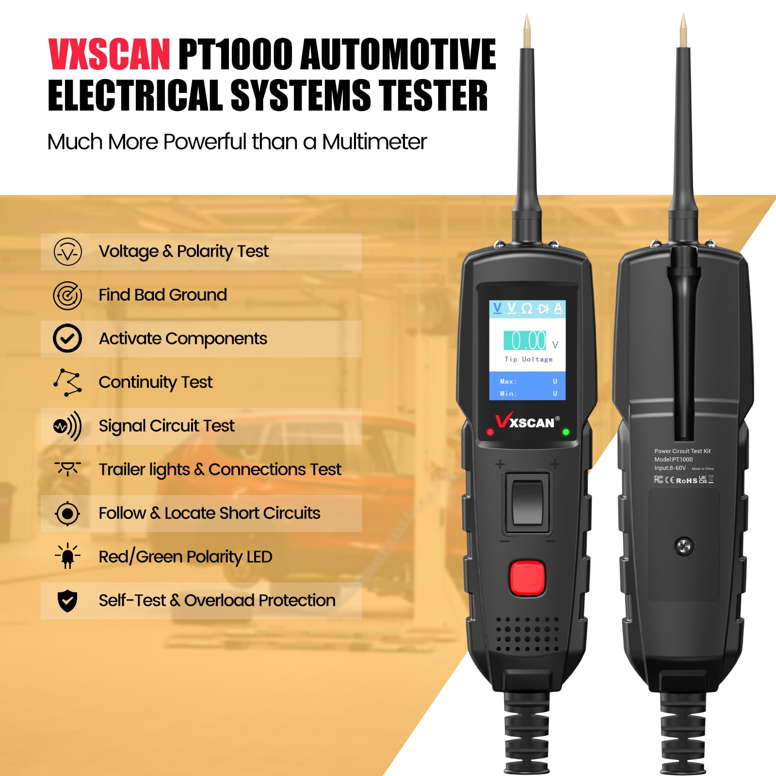 VXSCAN six working modes interface enables versatile circuit tracing.