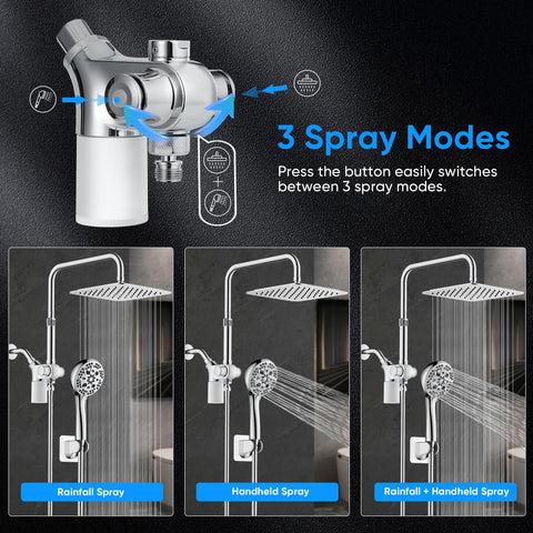VXV 71-inch shower hose offers ample reach for flexible layouts.