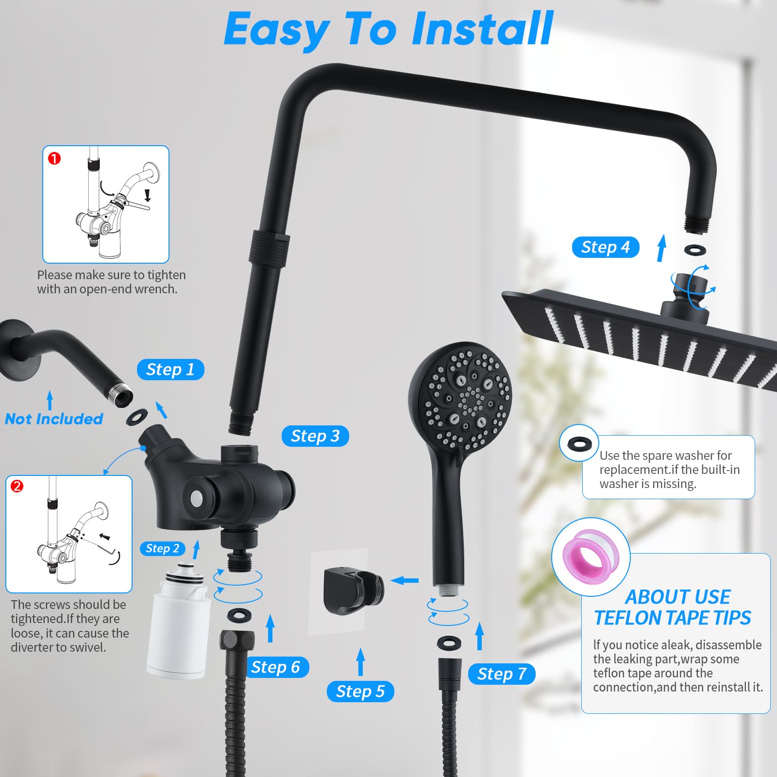 VXV easy installation kit with mounting hardware and fittings.