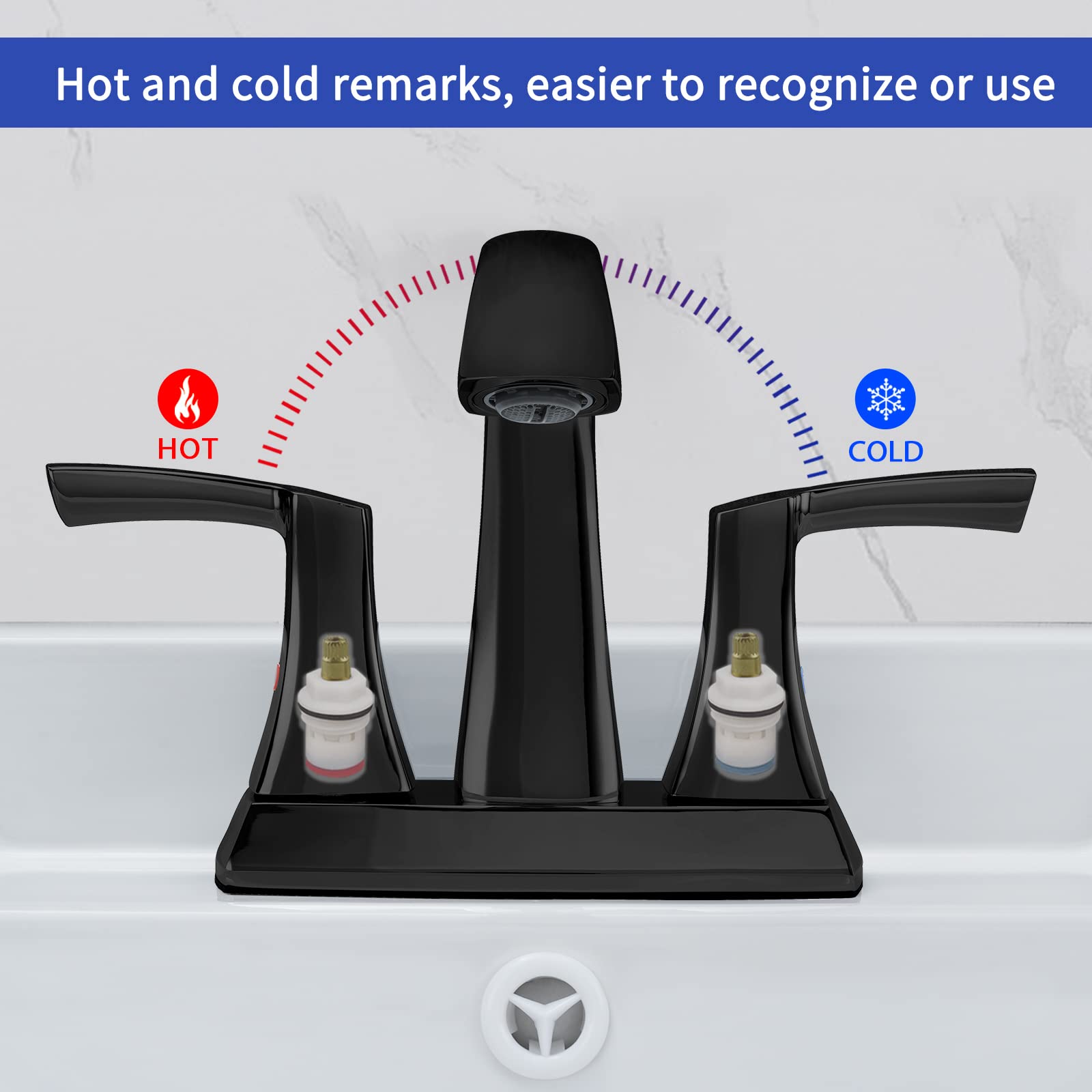 VXV matte black faucet side view showing low arc profile