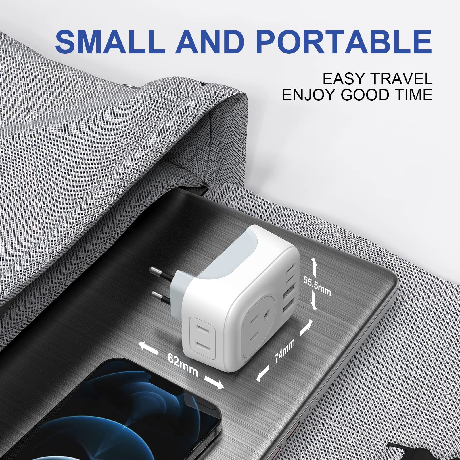 VYLEE CE and FCC certified for safe travel electronics