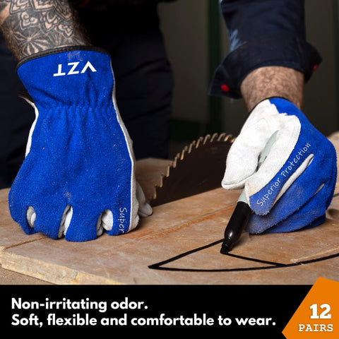 VZT leather texture close-up shows durable 1.3–1.5 mm cowhide