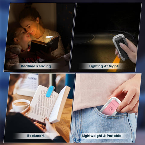 VZZNN portable book light fits in bags