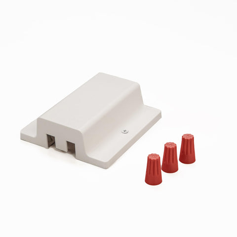 WAC Lighting floating canopy connector for H-track enables flexible power from any point
