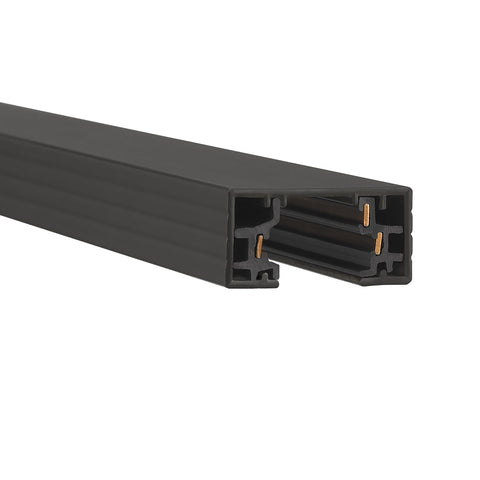 WAC Lighting H Track 8ft black endcaps shown for clean finish and easy mounting.