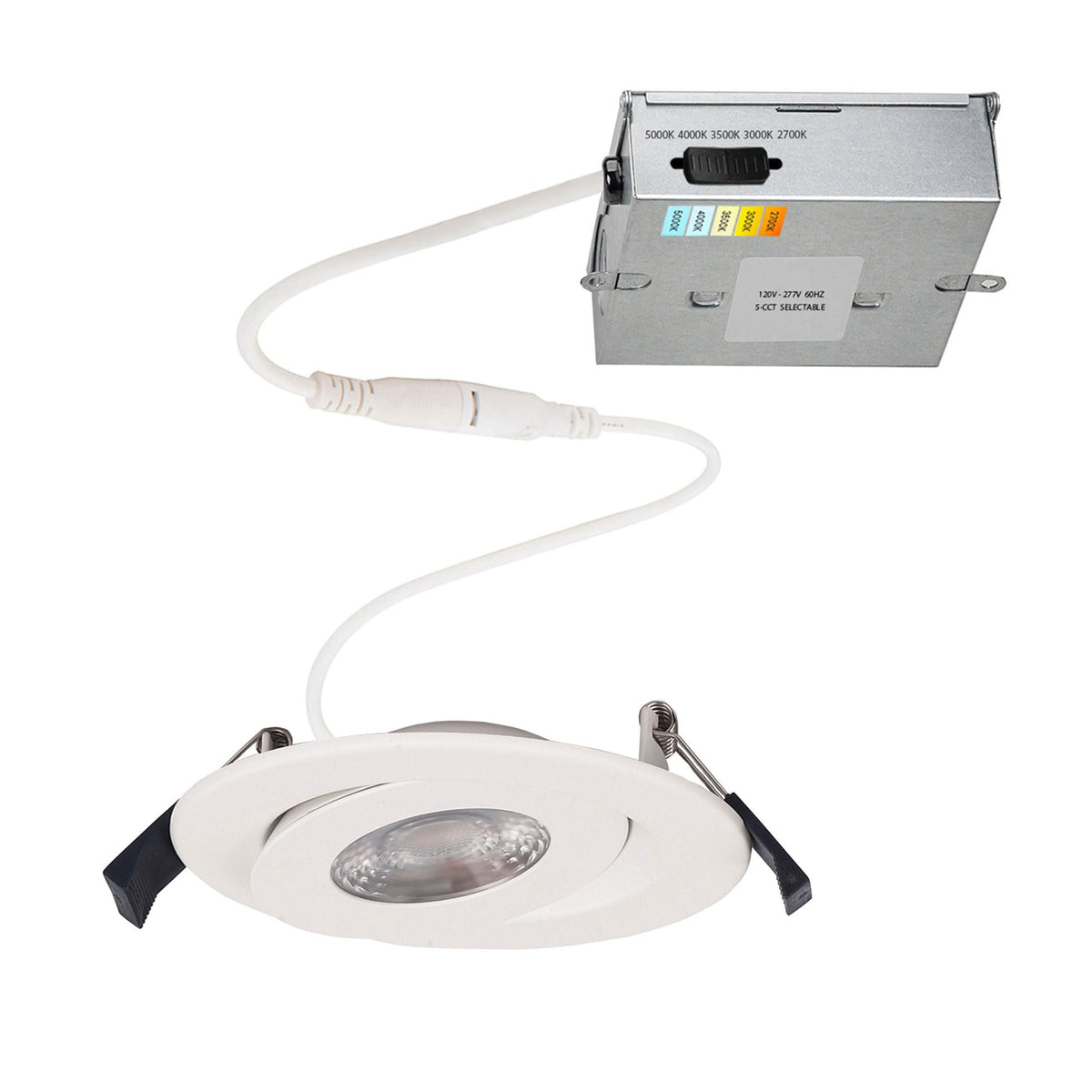 WAC Lighting Lotos 4in adjustable recessed light for versatile ambience.
