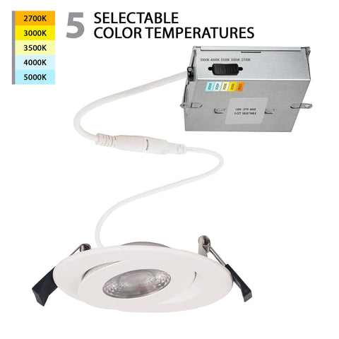 WAC Lighting Lotos 4in LED round dimmable light for mood lighting.