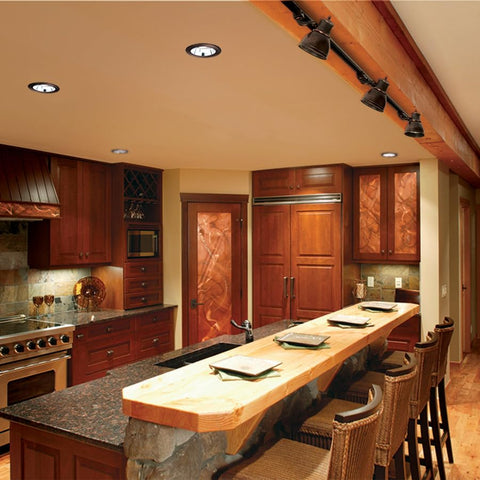 WAC Lighting track accessories suspension example demonstrates versatile mounting options.