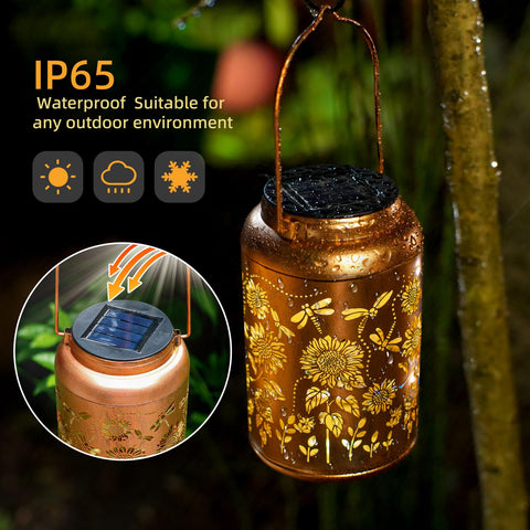 WACLSTDAY hanging decor lantern enhances porch and balcony ambiance.