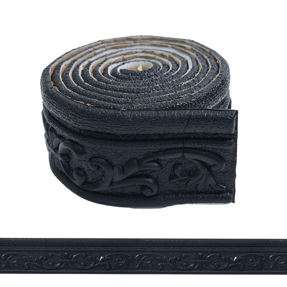 WADILE crown molding foam border, 180in x 3.1in, ready to trim walls.