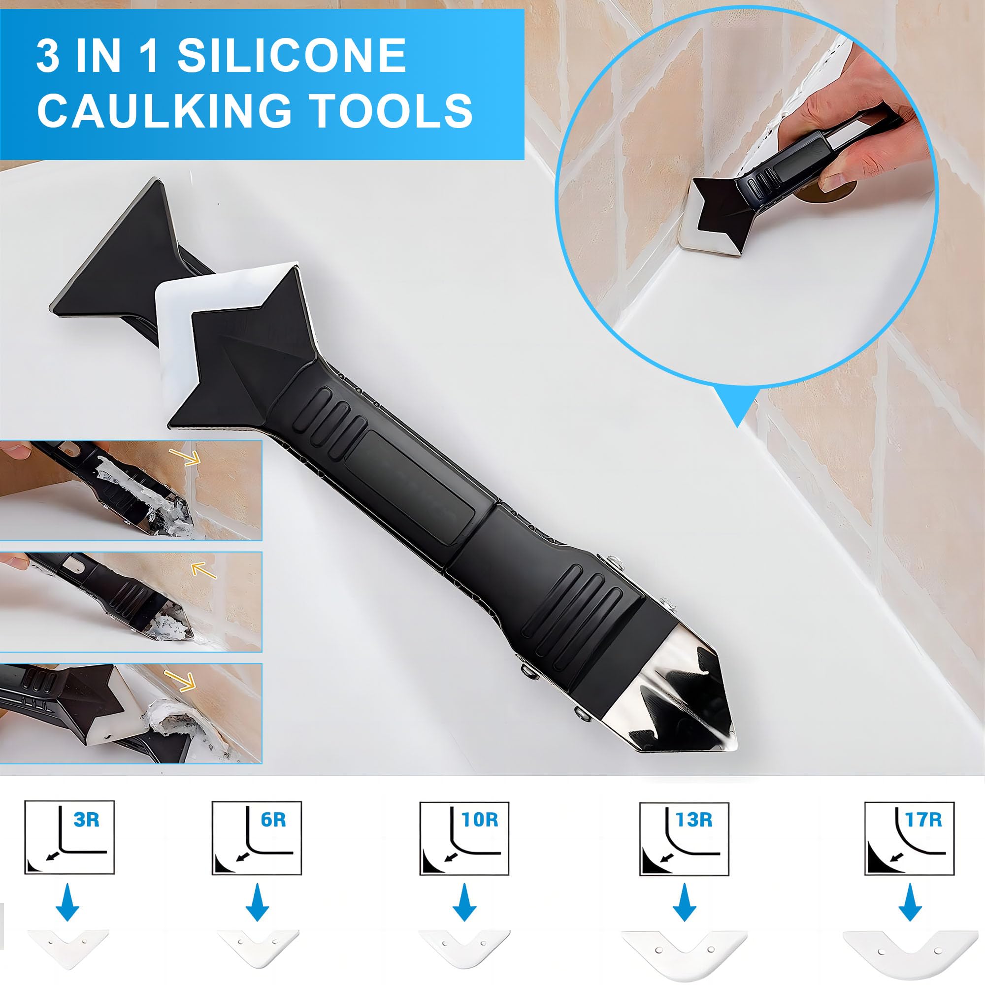 Wadities kit suitable for bathrooms, kitchens, showers, and tile surfaces