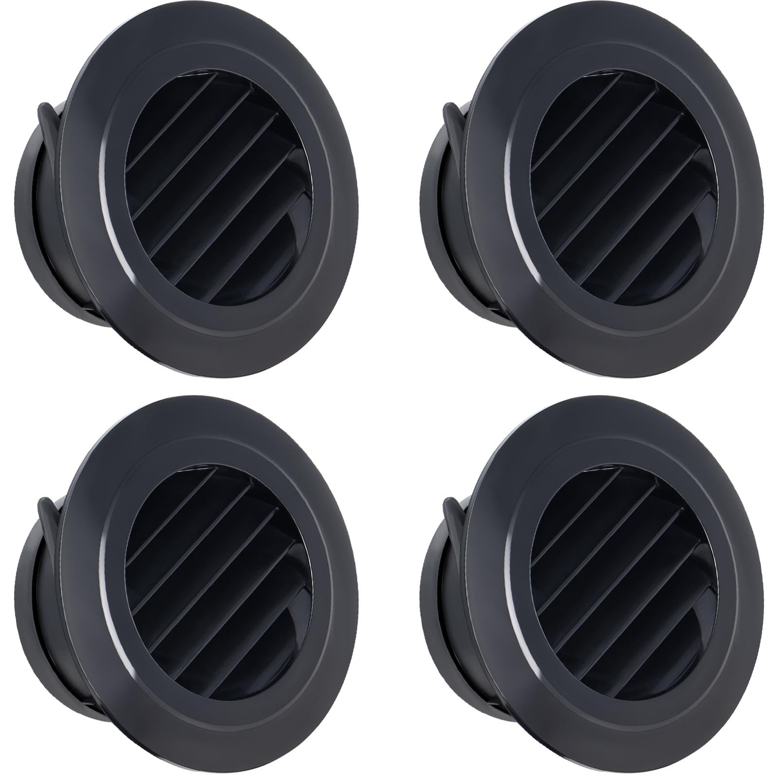 Wadoy 4-inch soffit vent with mesh screen blocks debris while allowing airflow.