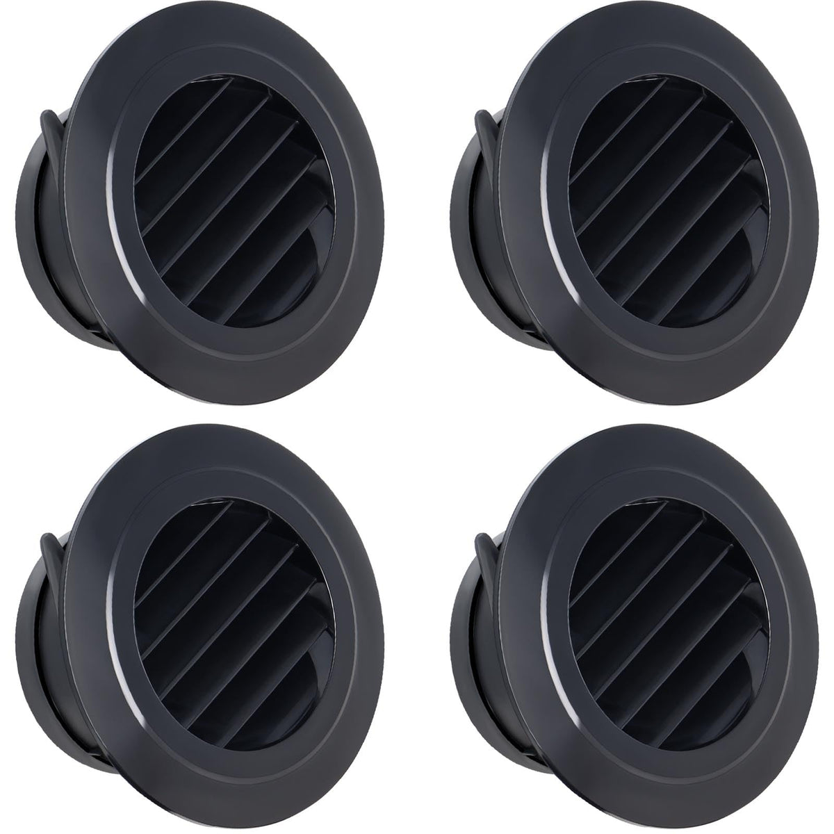 Wadoy 4-inch soffit vent with mesh screen blocks debris while allowing airflow.
