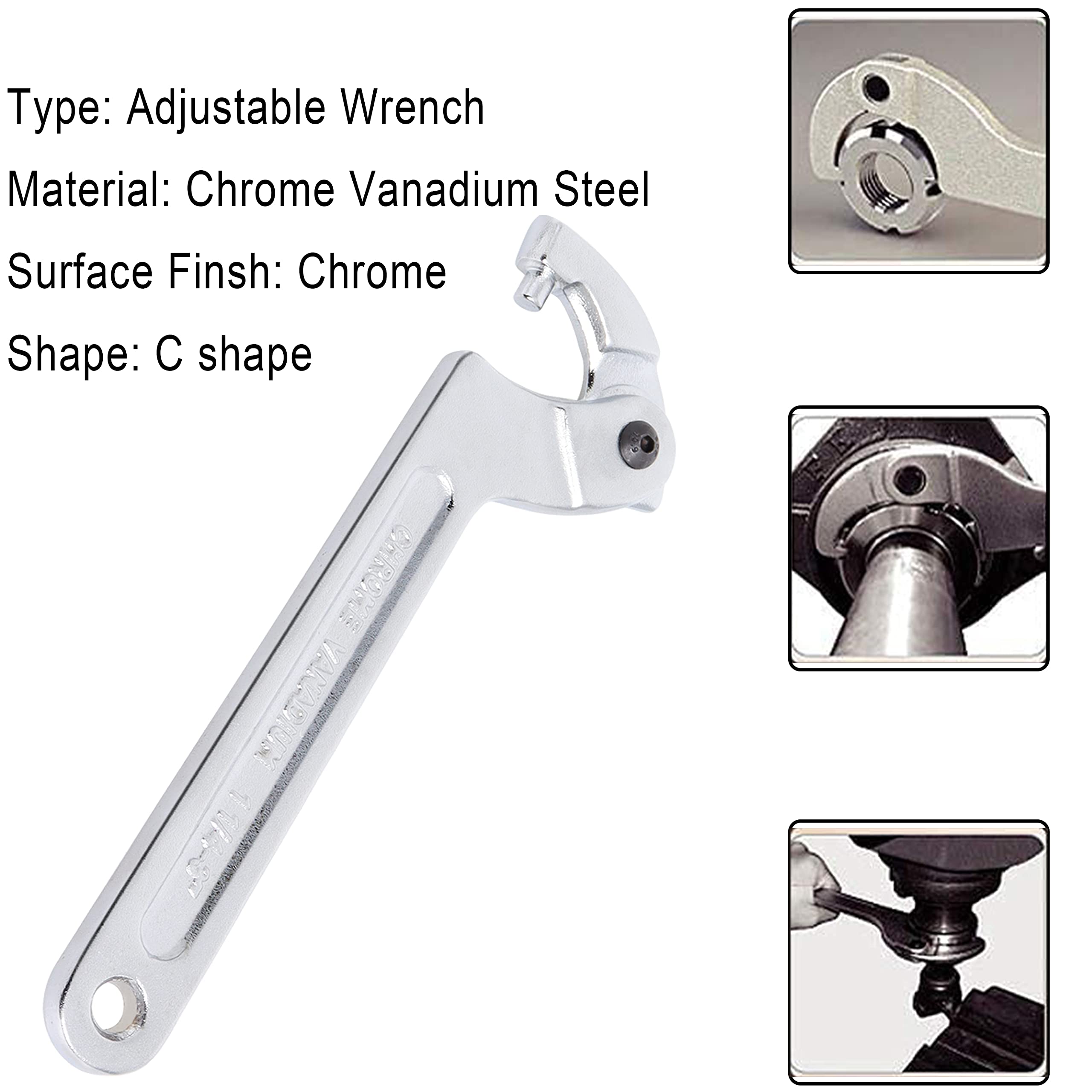 Wadoy spanner wrench with ergonomic grip for precise control in greasy workshops.