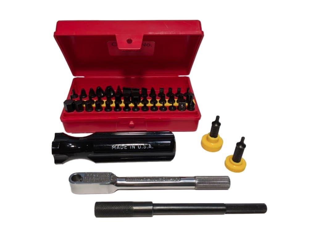 Wadsworth mini ratchet set 52-piece with four tools, ideal for portable repairs