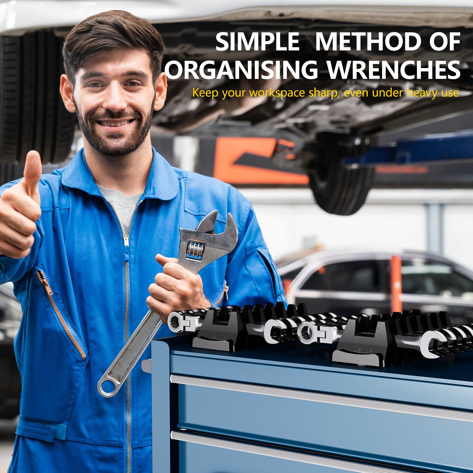 WAENLIR compact workbench solution fits in tight spaces