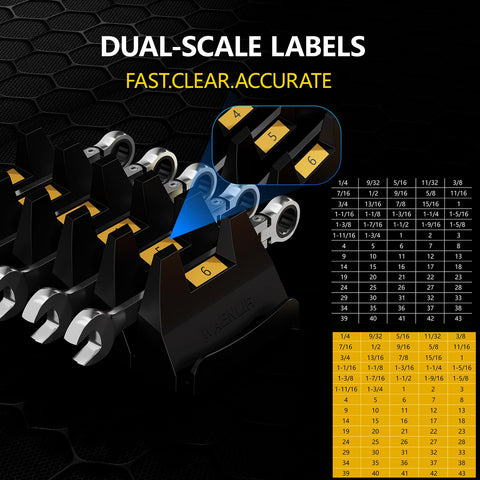 WAENLIR tool-drawer organization system keeps wrenches organized and accessible