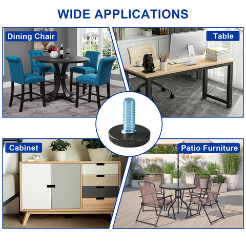 WAFJAMF easy-install leveling feet update existing furniture without replacements