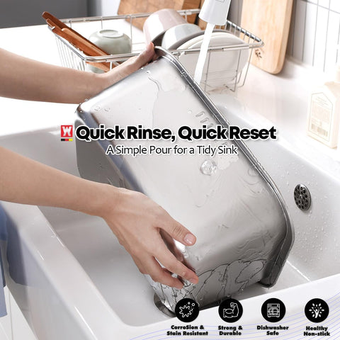 WAGENSTEIGER multipurpose kitchen bowl serving as dish tub or sink.