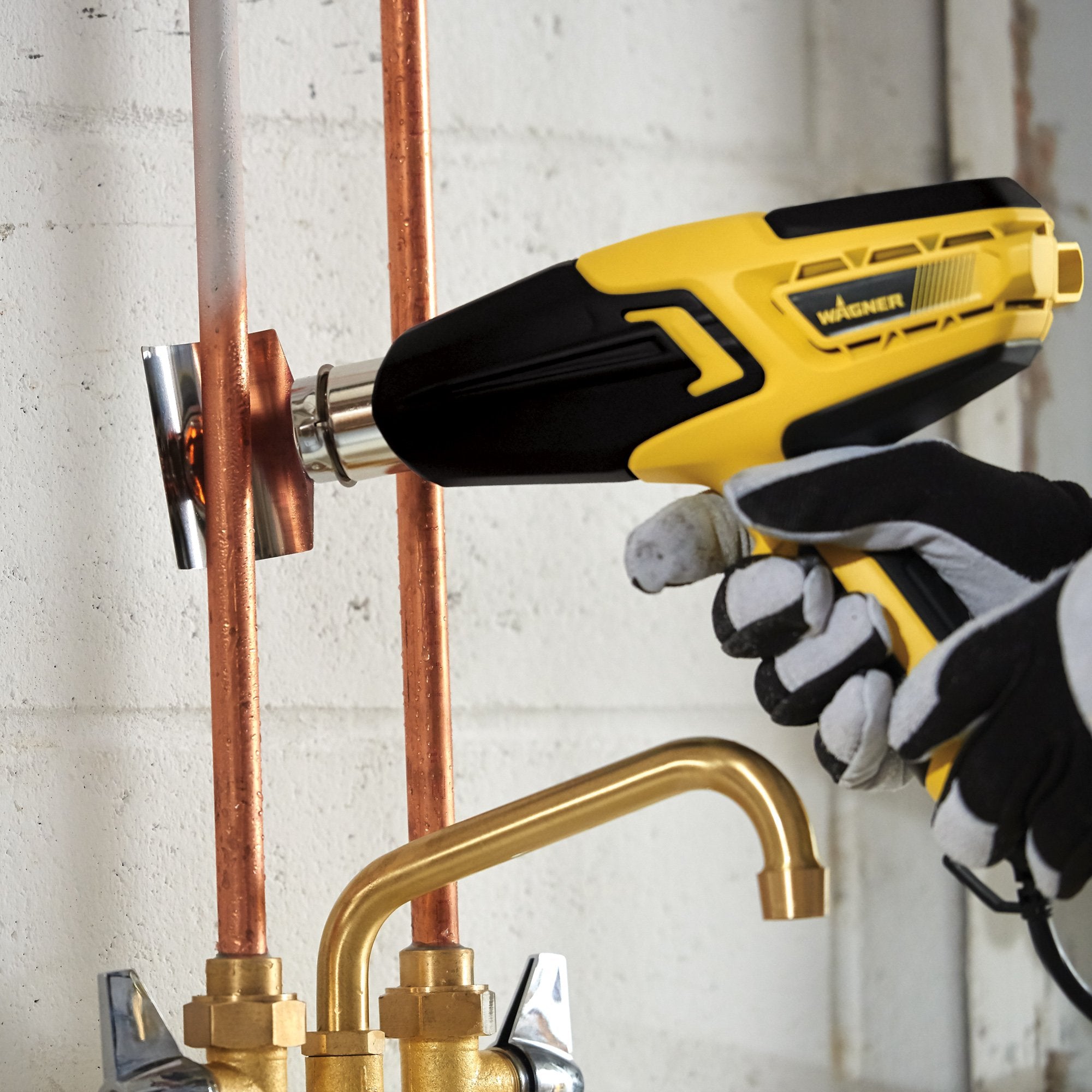 Wagner FURNO 700 cool-down mode safely winds down heat.