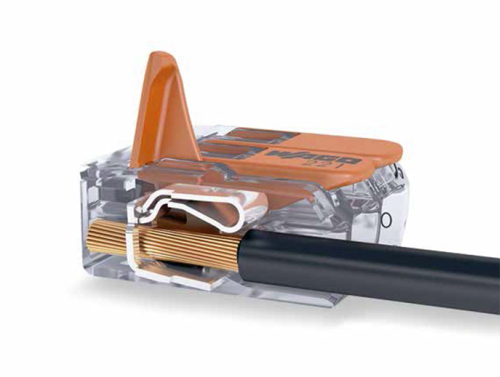 Wago 221-612 10-20 AWG compatibility in clear connector