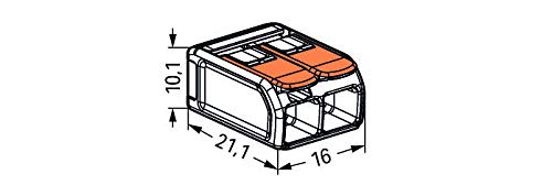 Wago 221-612 50-pack organized for easy project prep
