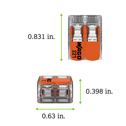 Side test slot showing accessible voltage testing point.