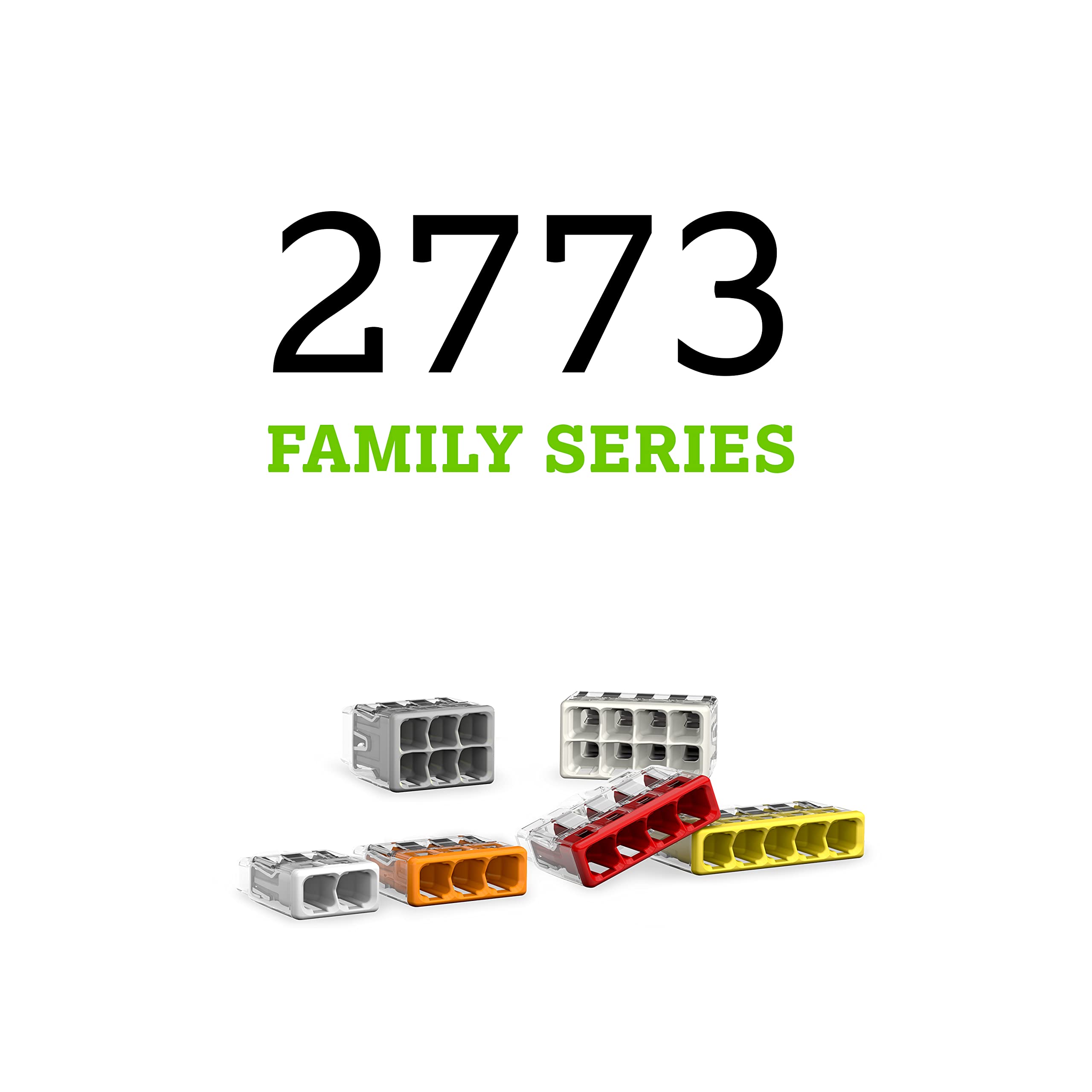 Box of 50 WAGO 2773-406 connectors ready for everyday splicing tasks.