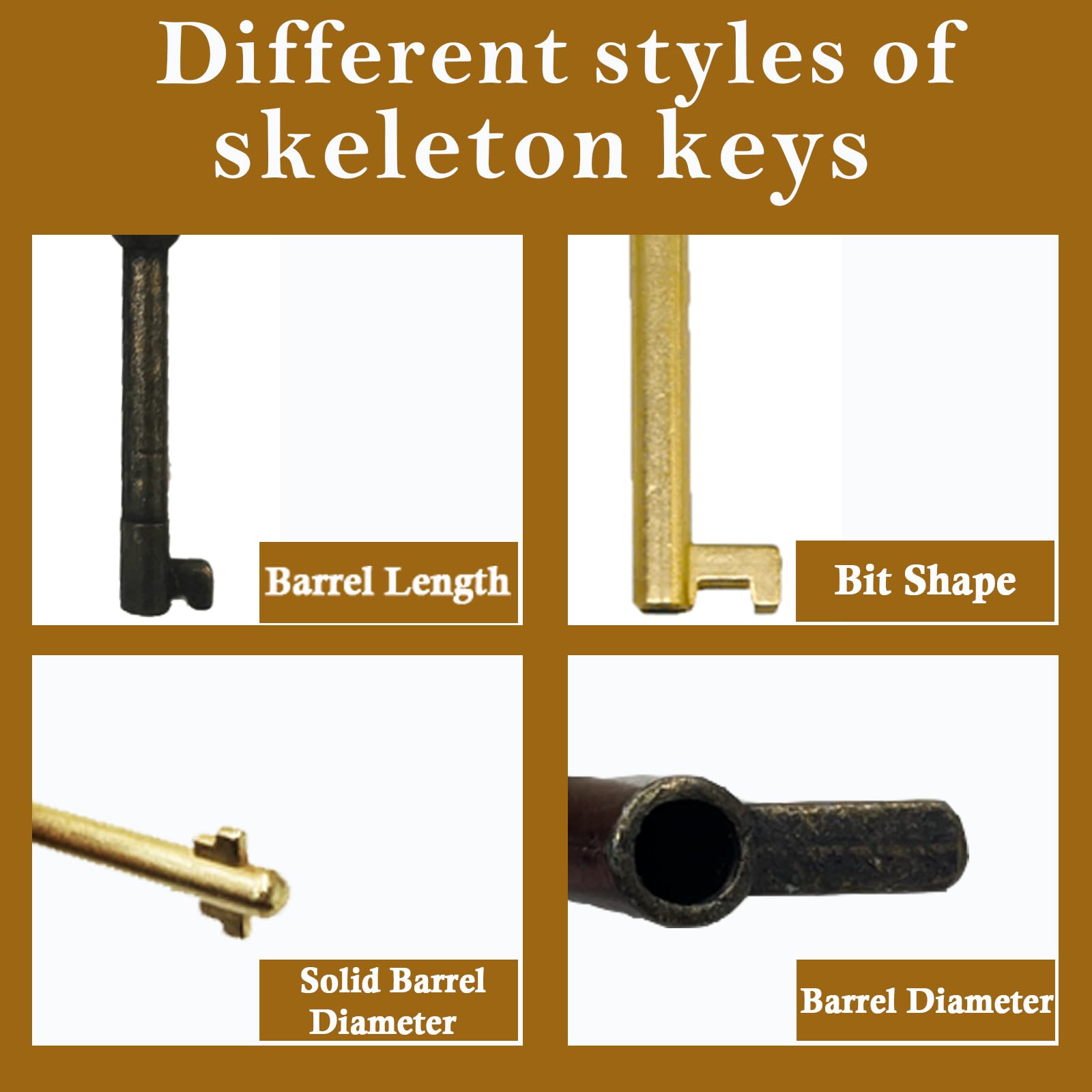 Multiple keys on desk for dresser and cabinet use—WAH LIN PARTS ready.