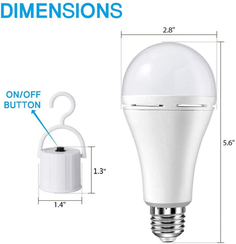 WAHADI A21 fits standard E26 base for quick installation