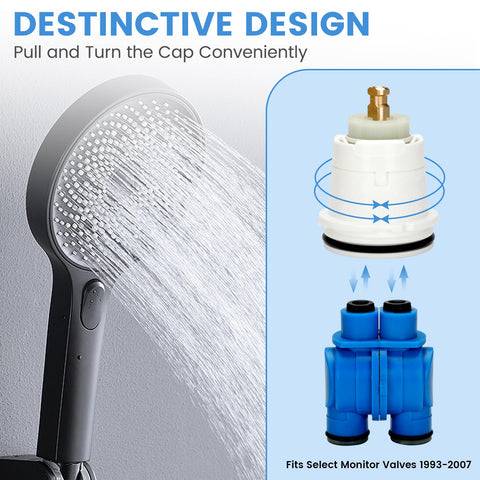 Wairool RP19804 cartridge in shower setting enhances efficiency and consistency.