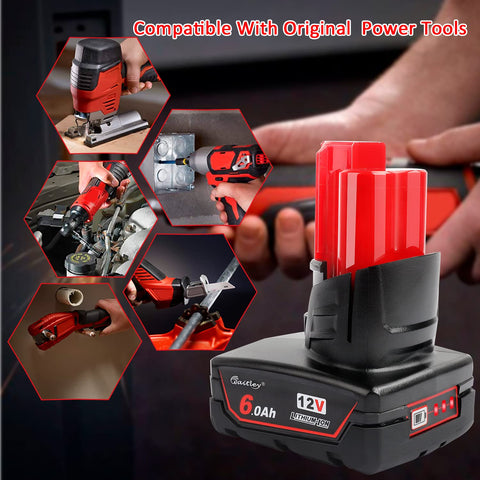Waitley 12V 6Ah battery durable design, ideal for frequent professional use.