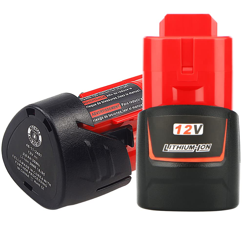 Waitley 2-pack 12V 3Ah battery set for extended cordless runtime.