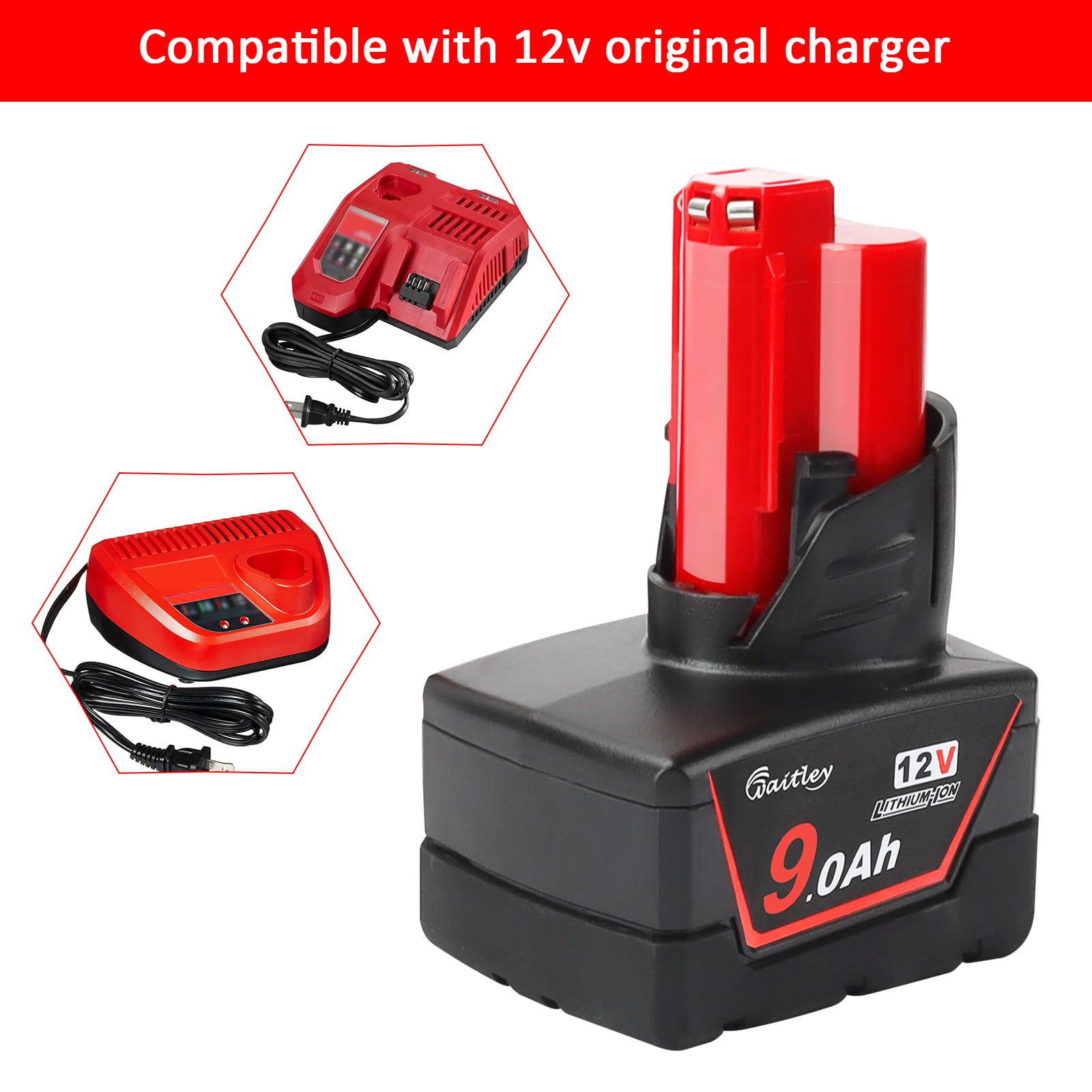 Waitley with built-in microchip for safer charging