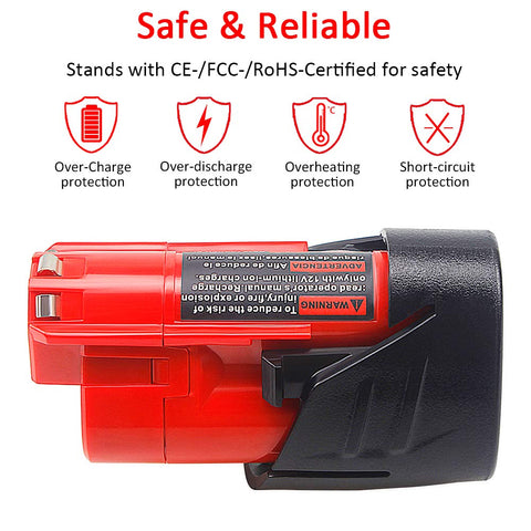 Waitley battery with smart protection chip regulates charging to protect longevity.
